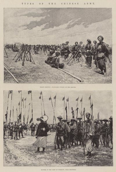 Tipos del ejército chino de Georges Bertin Scott